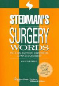Stedman's - Stedman's Surgery Words