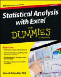 Joseph Schmuller - Statistical Analysis with Excel For Dummies