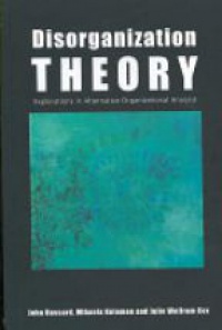 John Hassard,Mihaela Kelemen,Julie Wolfram Cox - Disorganization Theory: Explorations in Alternative Organizational Analysis