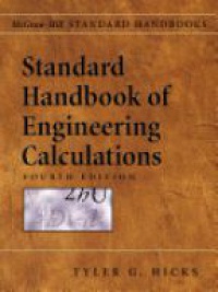 Tyler Hicks - Standard Handbook of Engineering Calculations