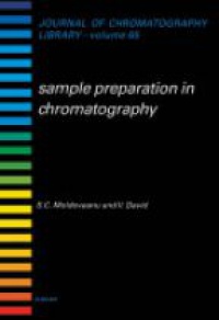 S.C. Moldoveanu,   V.  David - Sample Preparation in Chromatography,65