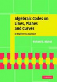 Blahut R. - Algebraic Codes on Lines, Planes and Curves