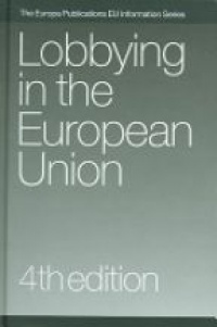  - Lobbying in the European Union