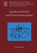 Equilibrium Models and Variational Inequalities,210