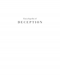 Timothy R. Levine - Encyclopedia of Deception