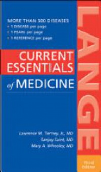 Tierney L. - Current Essentials of Medicine
