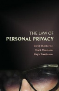 David Sherborne,Mark Thomson,Hugh Tomlinson - Law of Personal Privacy
