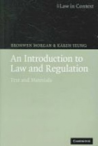 Morgan B. - An Introduction to Law and Regulation
