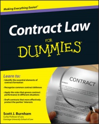 Scott J. Burnham - Contract Law For Dummies