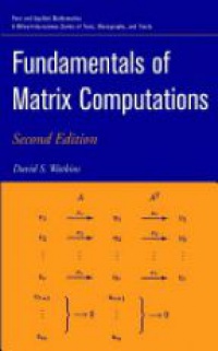 Watkins D.S. - Fundamentals of Matrix Computations