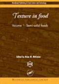 Texture in Food Volume 1: Semi-Solid Foods