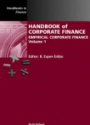 Handbook of Corporate Finance,1